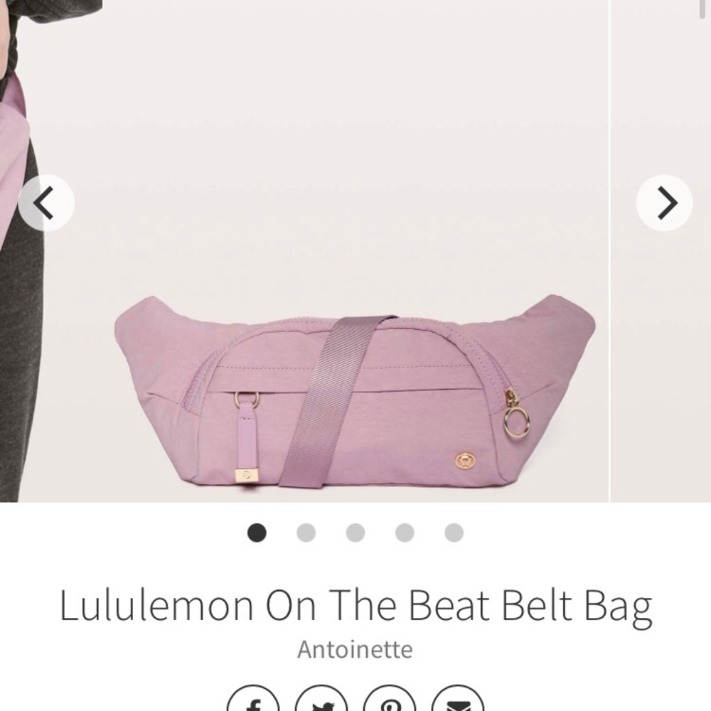 Lululemon on the beat belt bag